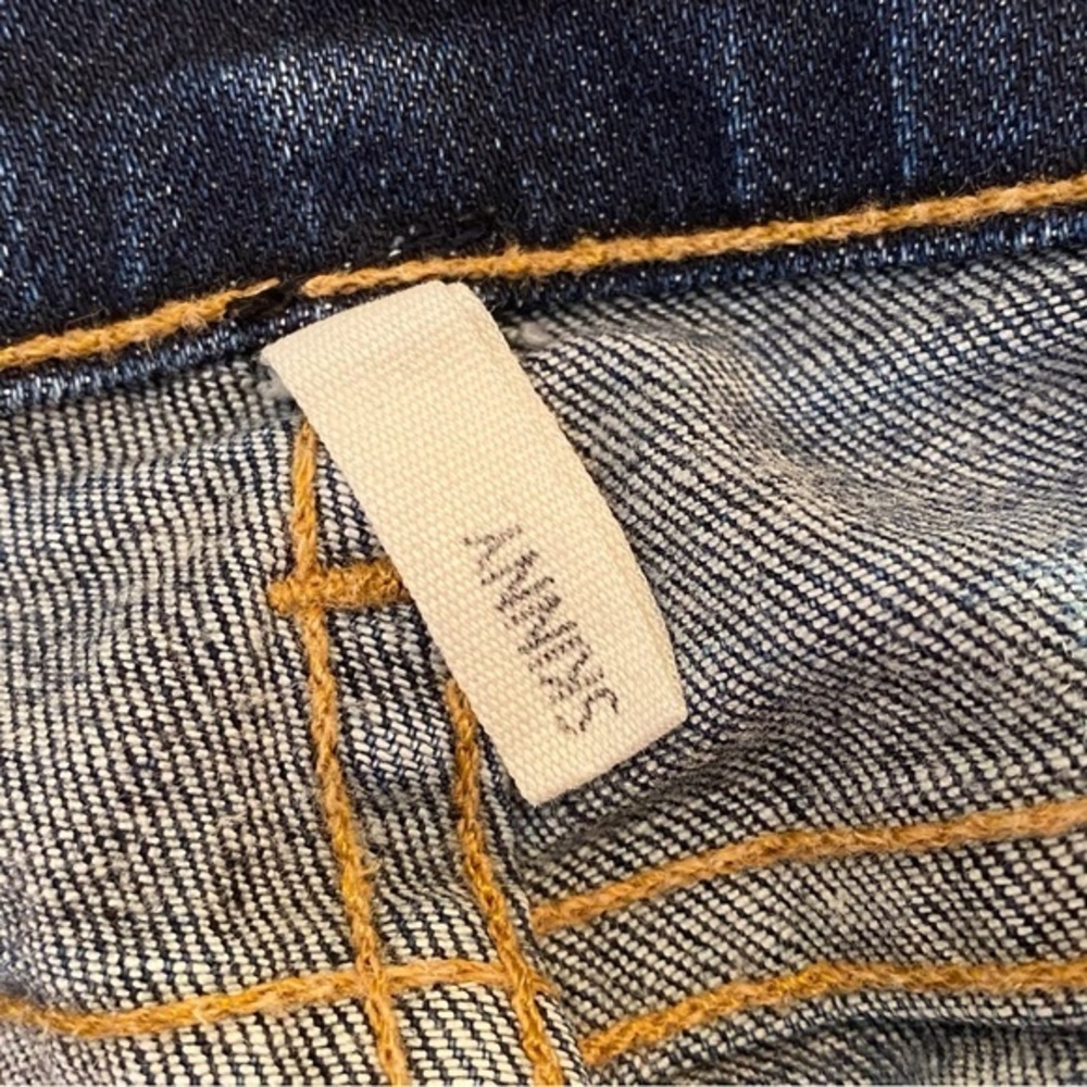 Rag & Bone Cate Mid Rise Skinny Jeans Blue Stretch Womens Size 25 - Picture 12 of 15